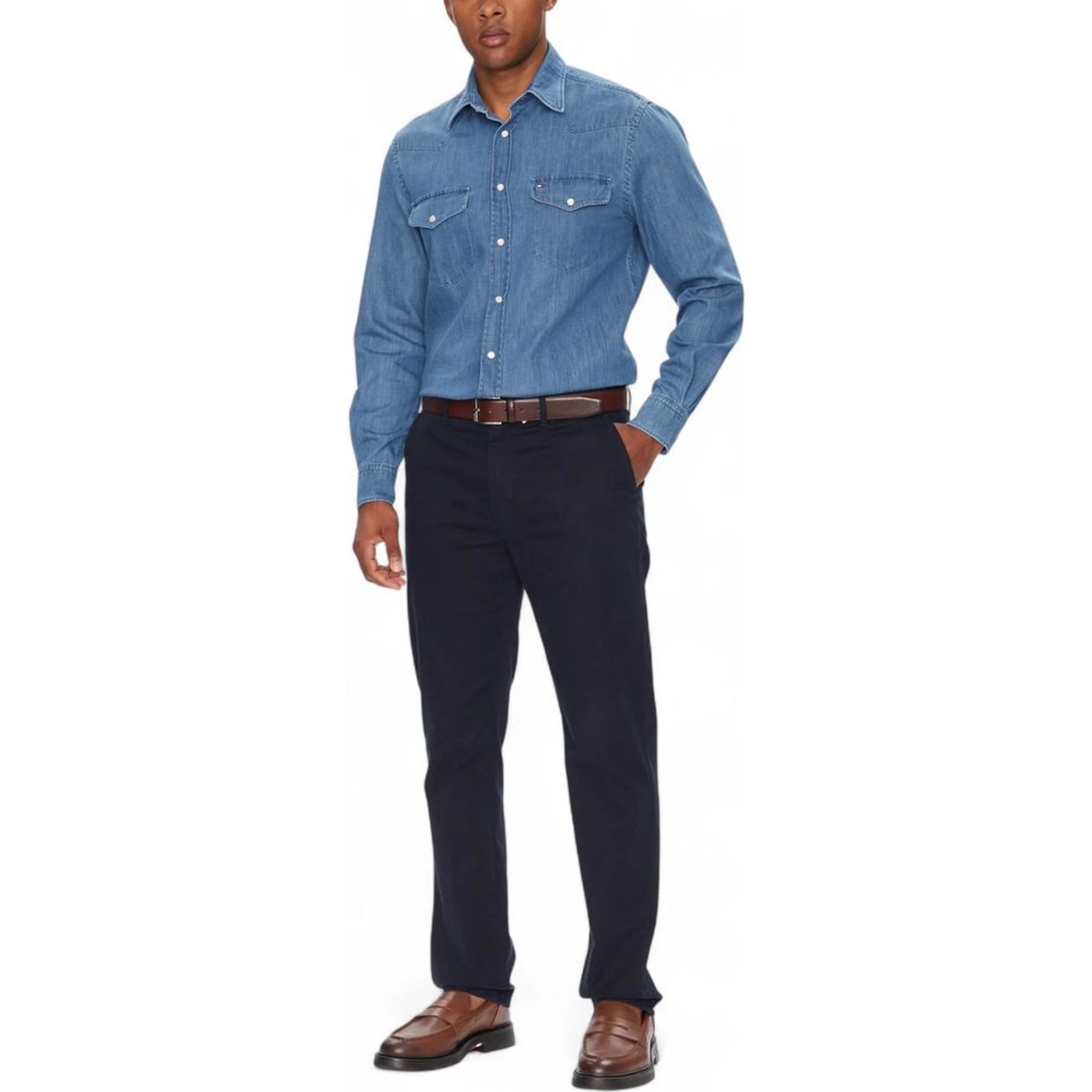 Light Blue Denim Shirt