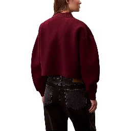 Bordeaux Viscose Bomber