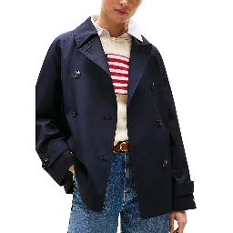 Blue Organic Cotton Coat