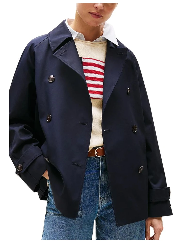Blue Organic Cotton Coat