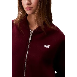 Bordeaux Viscose Bomber
