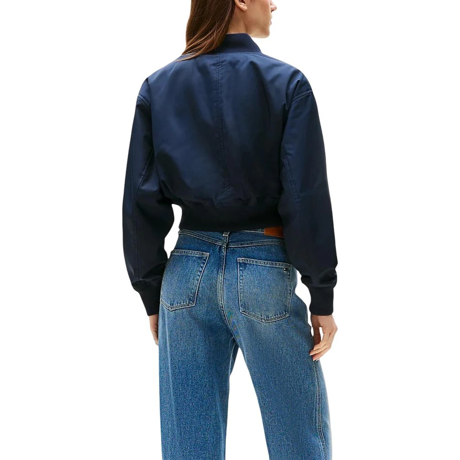 Blue Recycled Polyester Bomber