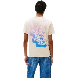 Beige Recycled Cotton T-Shirt