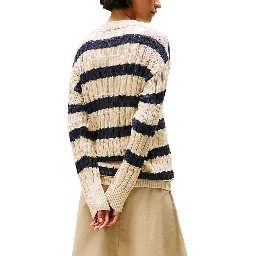 Beige Linen Sweatshirt
