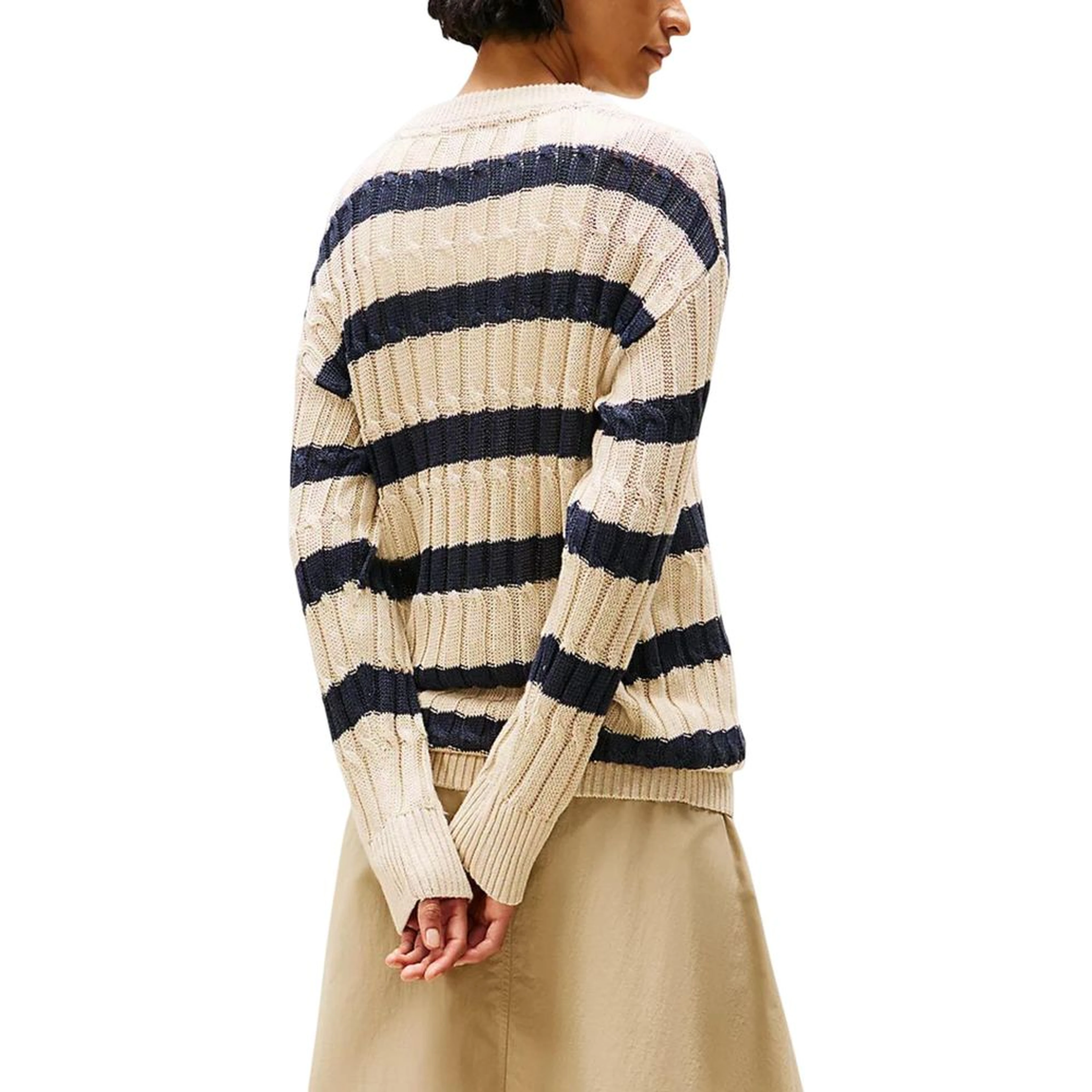 Beige Linen Sweatshirt