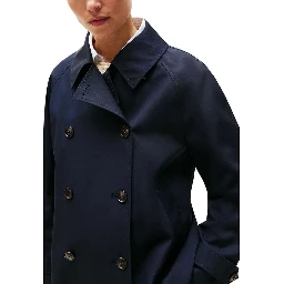 Blue Organic Cotton Coat