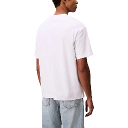 تي شيرت قطني أبيض