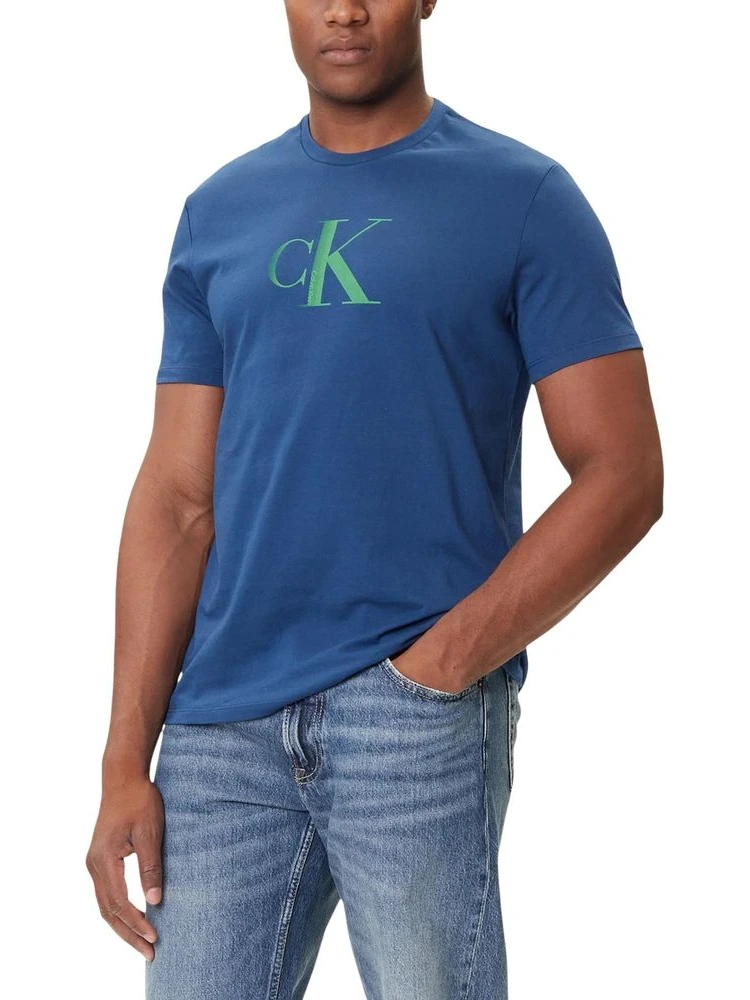 Blue Cotton T-Shirt
