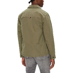 Bicolor Recycled Cotton Coat
