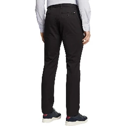 Black Recycled Cotton Casual Pants