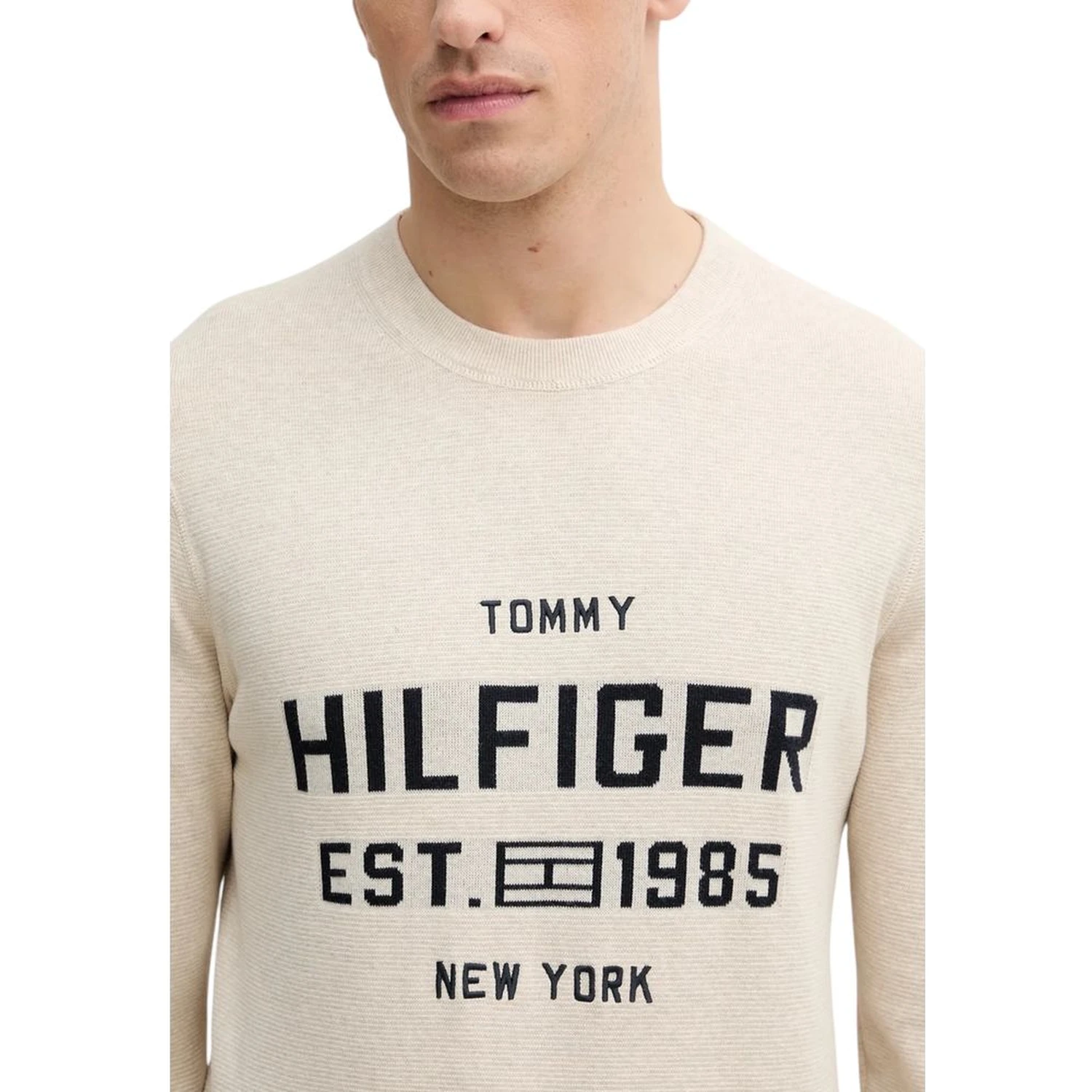 Beige Organic Cotton Sweatshirt