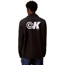 Black Polyester Shell Jacket