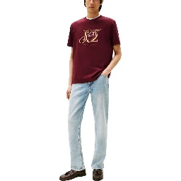 Bordeaux Cotton T-Shirt