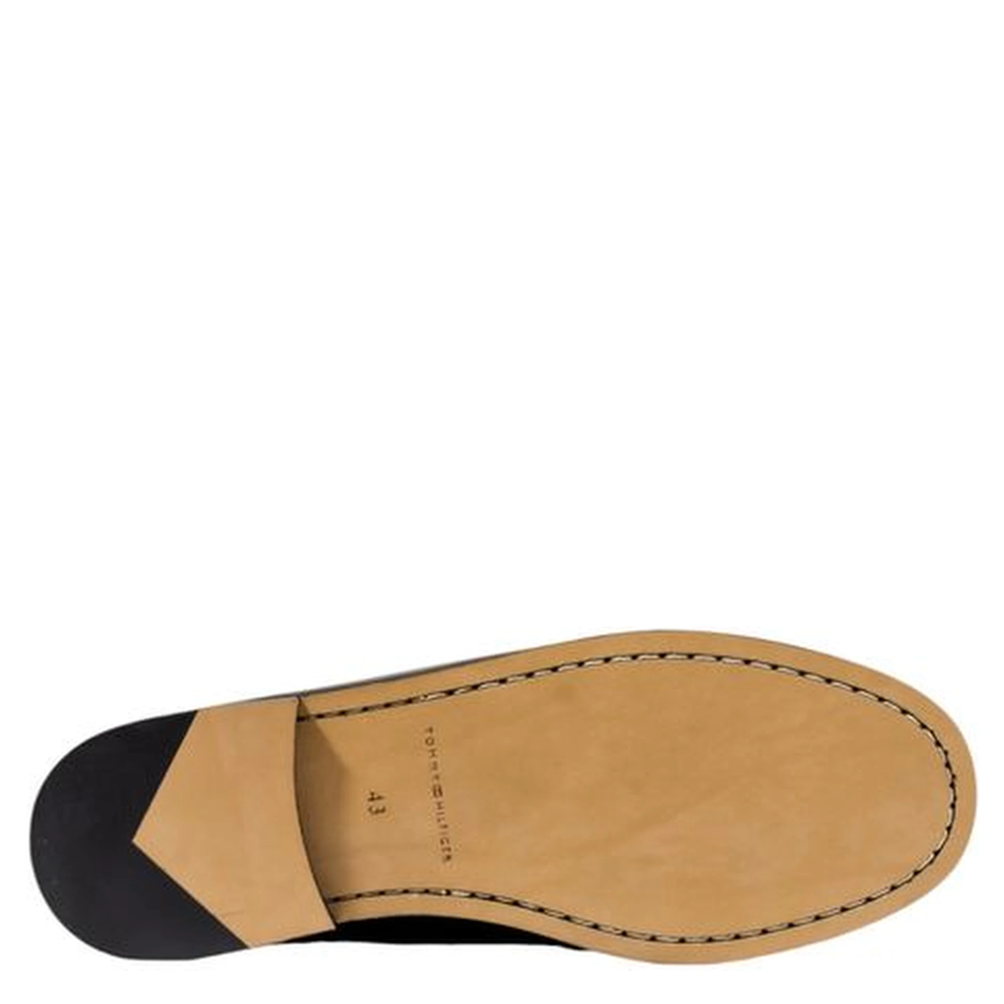 Black Leather Slip-On Loafers