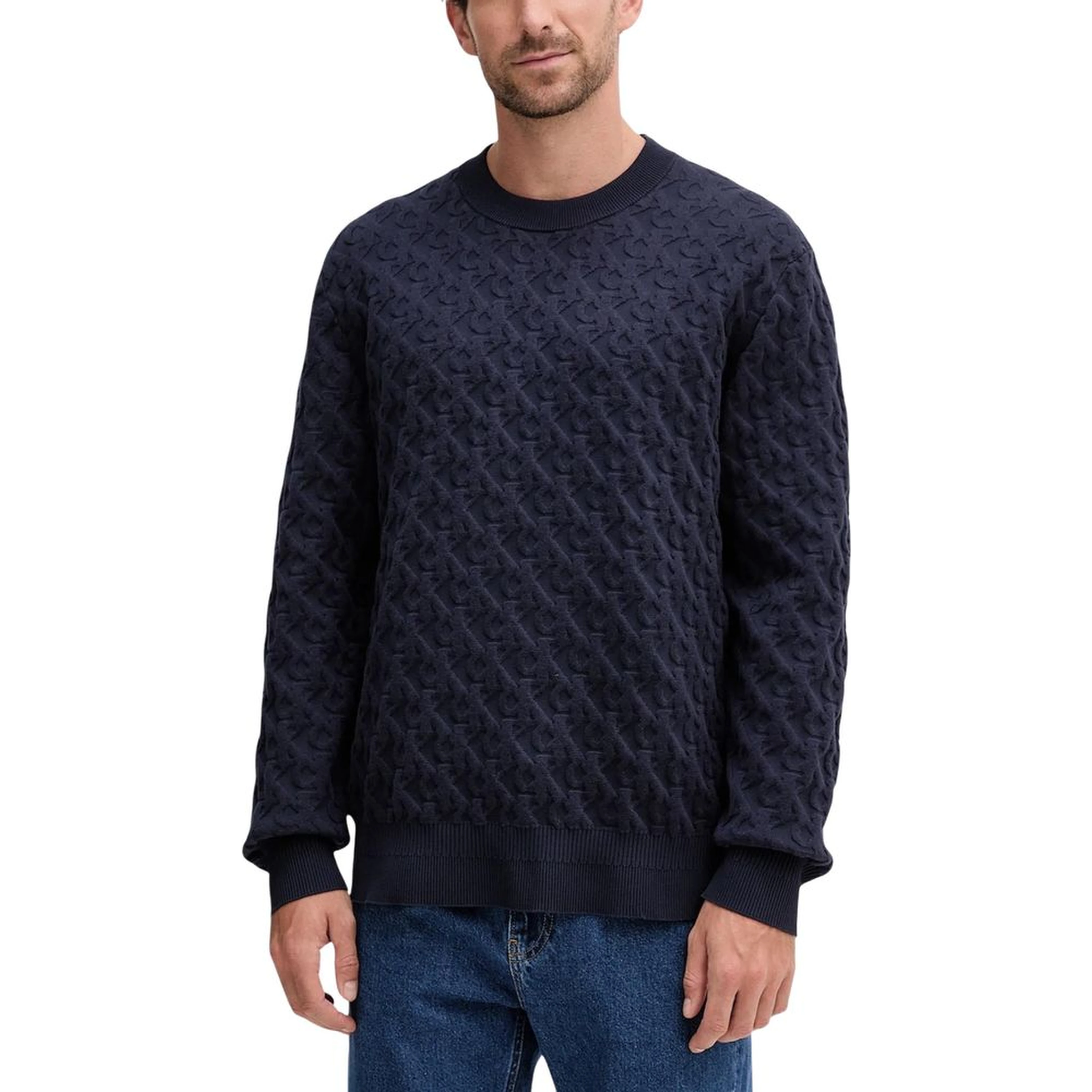 Blue Cotton Sweatshirt