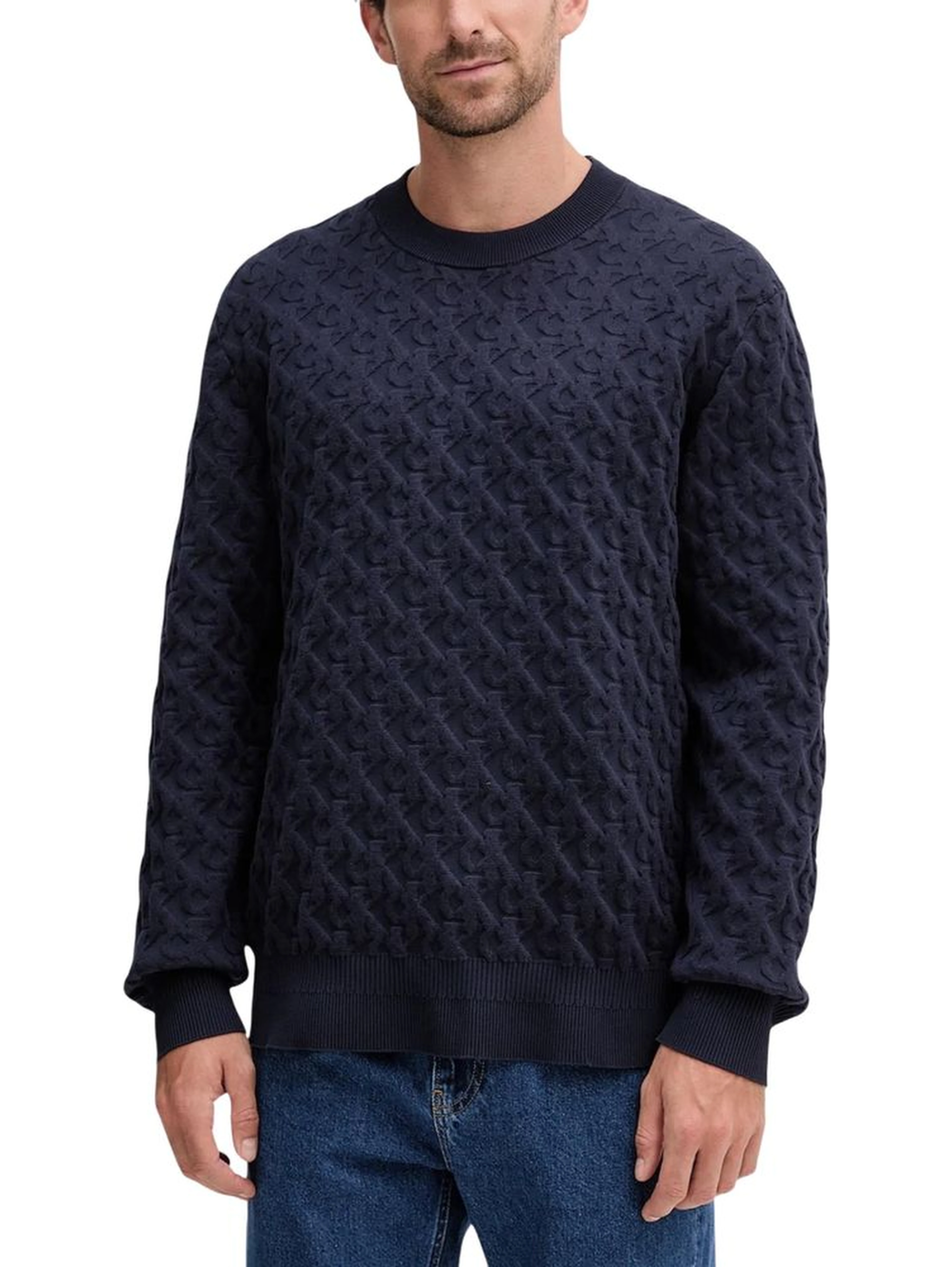 Blue Cotton Sweatshirt