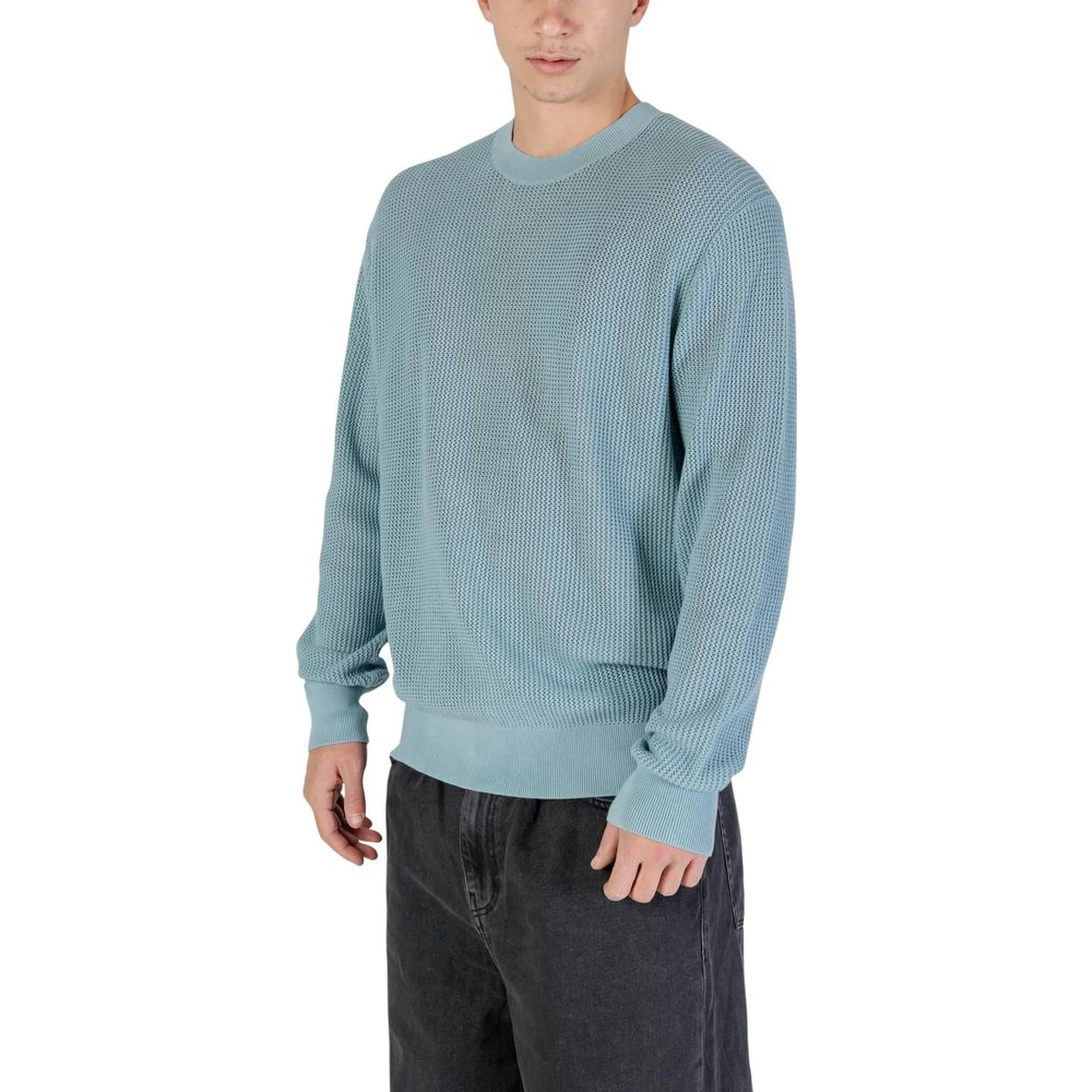 Blue Cotton Sweatshirt
