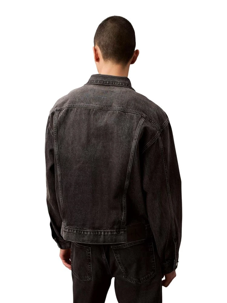 Black Cotton Denim Jacket alternative