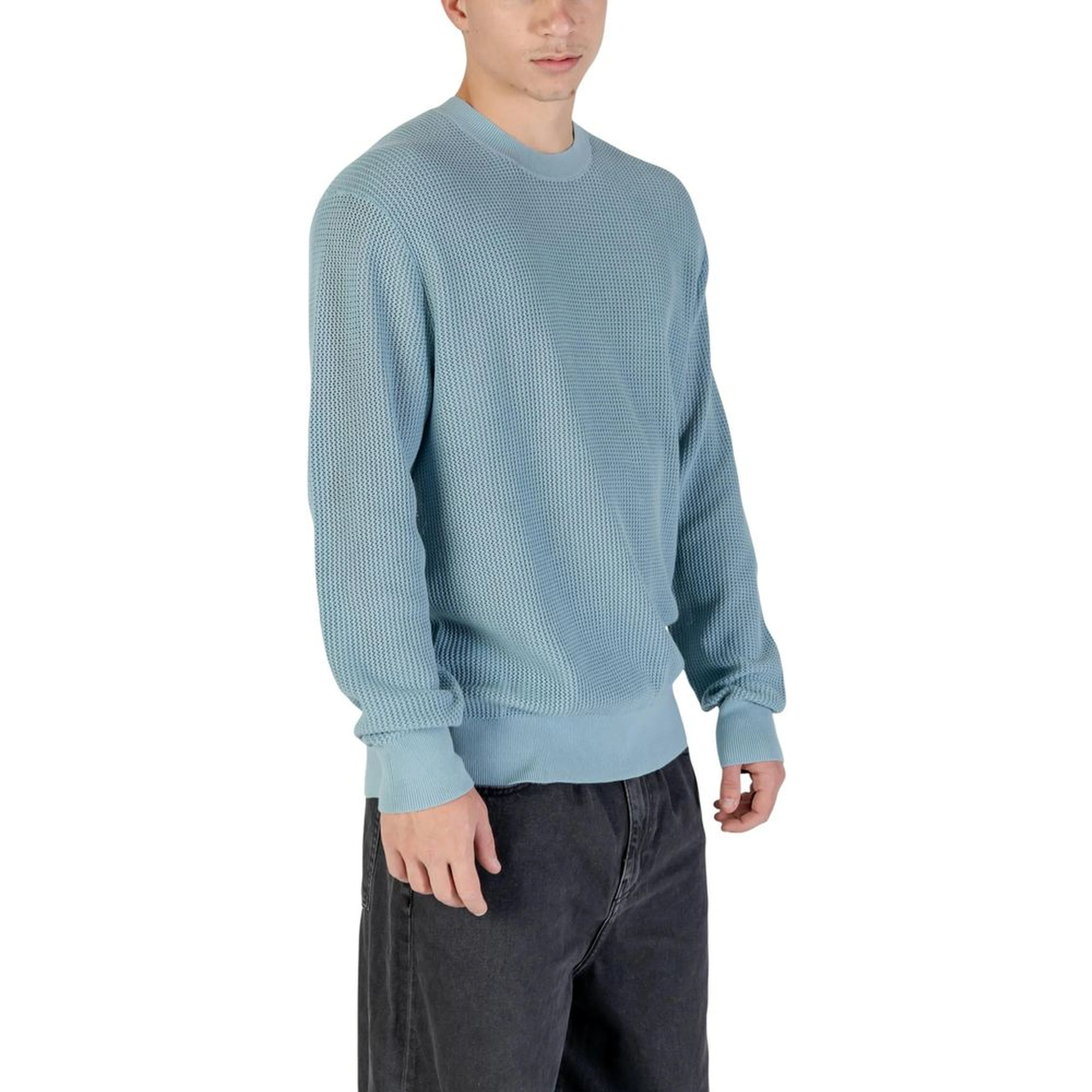 Blue Cotton Sweatshirt