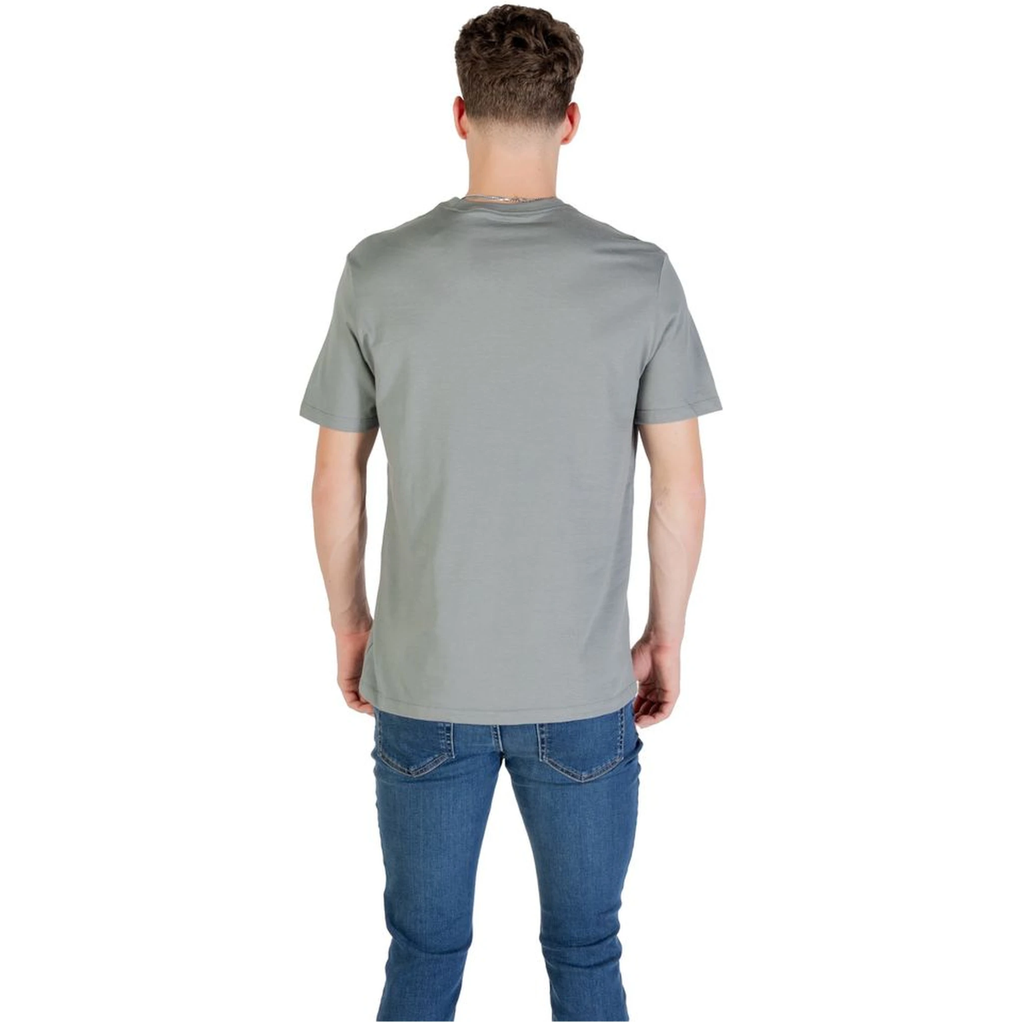 تيشيرت قطني رمادي