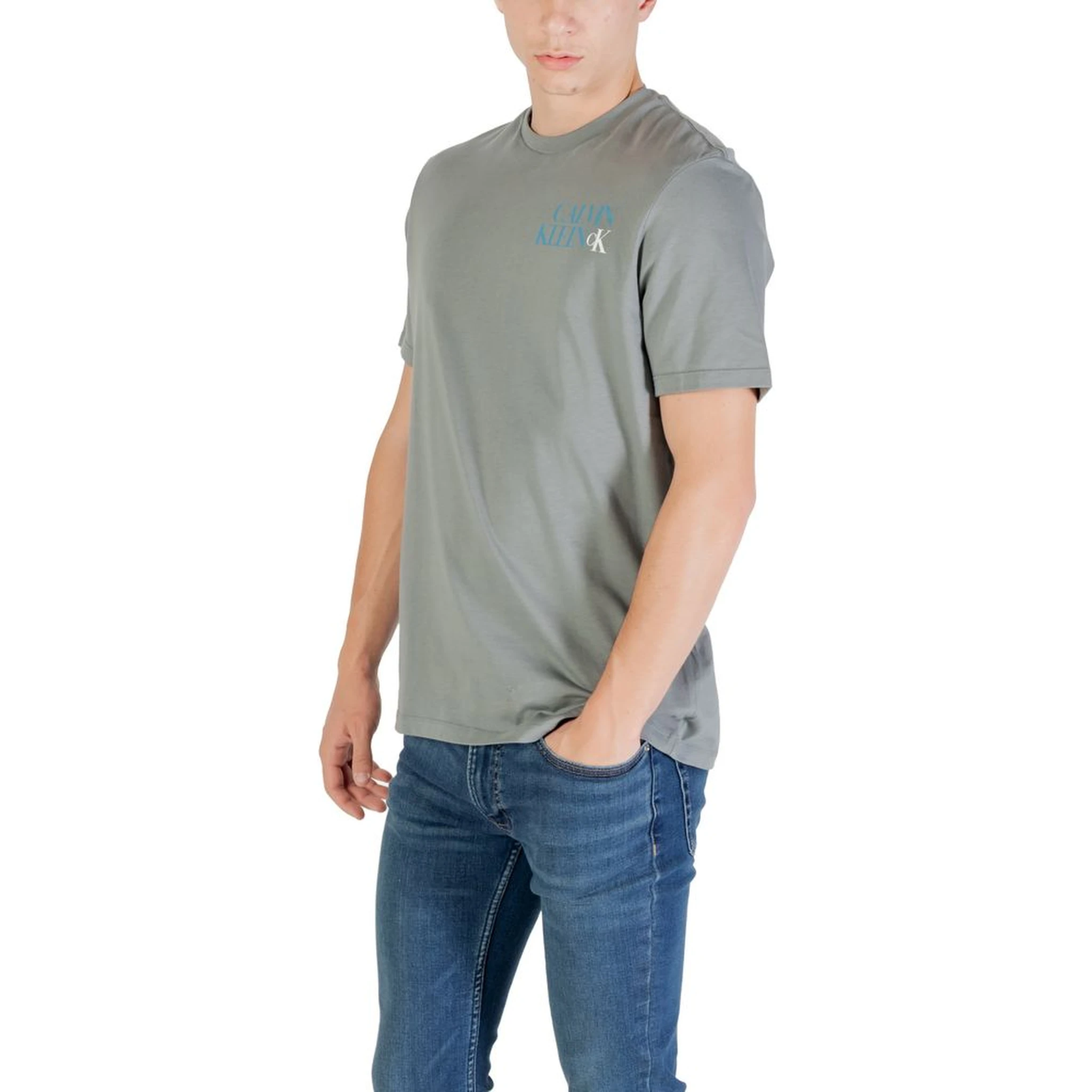 تيشيرت قطني رمادي