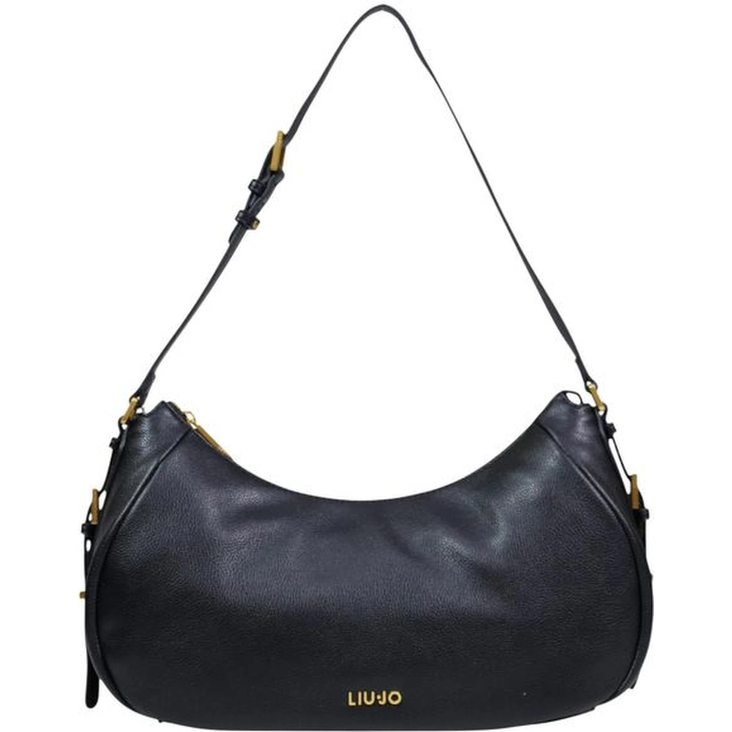 Black Artificial Leather Handbag