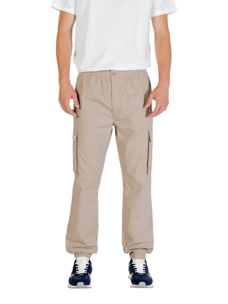 Brown Cotton Cargo Pants