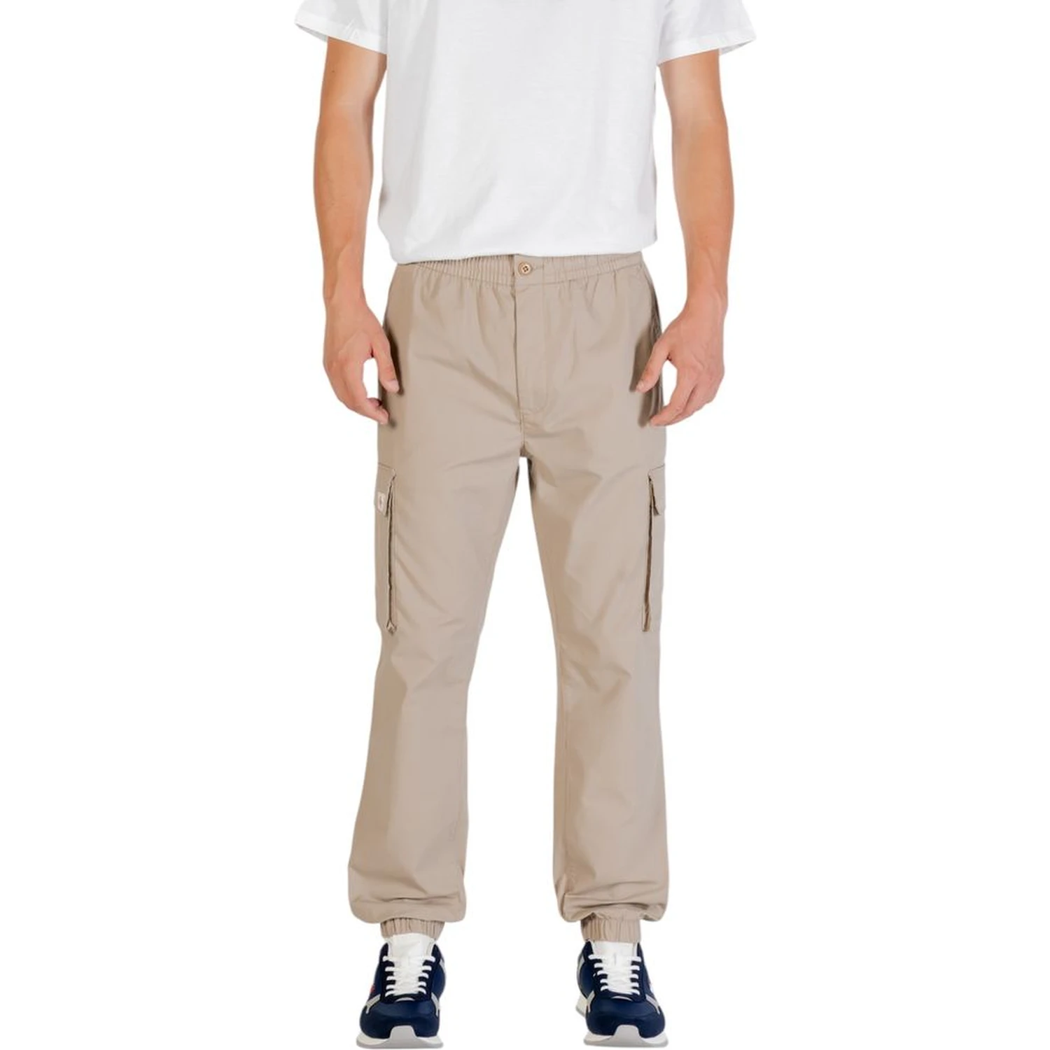 Brown Cotton Cargo Pants