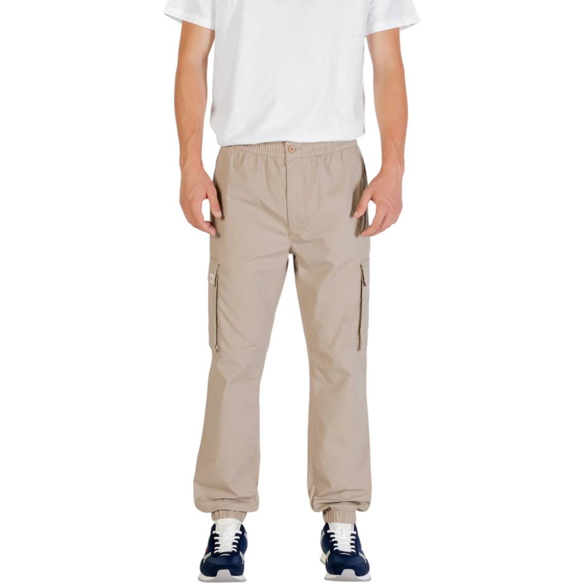 Brown Cotton Cargo Pants