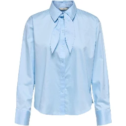 Blue Cotton Blouse