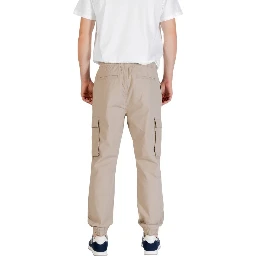 Brown Cotton Cargo Pants