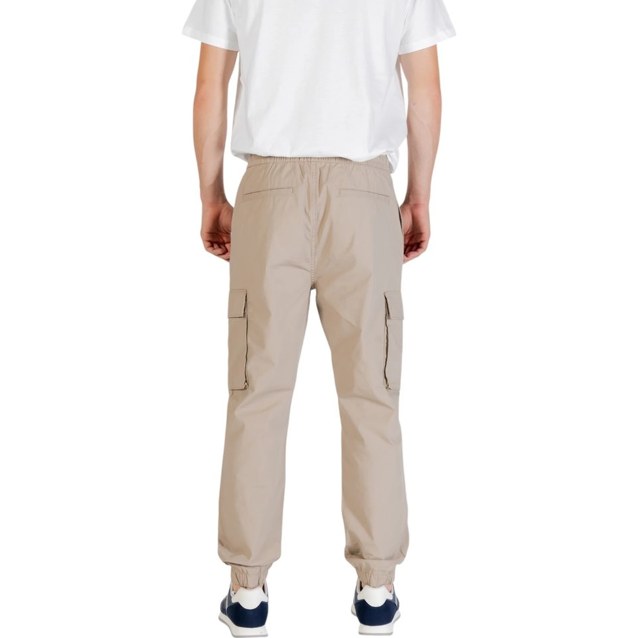 Brown Cotton Cargo Pants