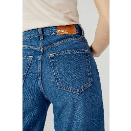 Blue Cotton Relaxed Fit Jeans