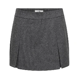 Gray Polyester Shorts