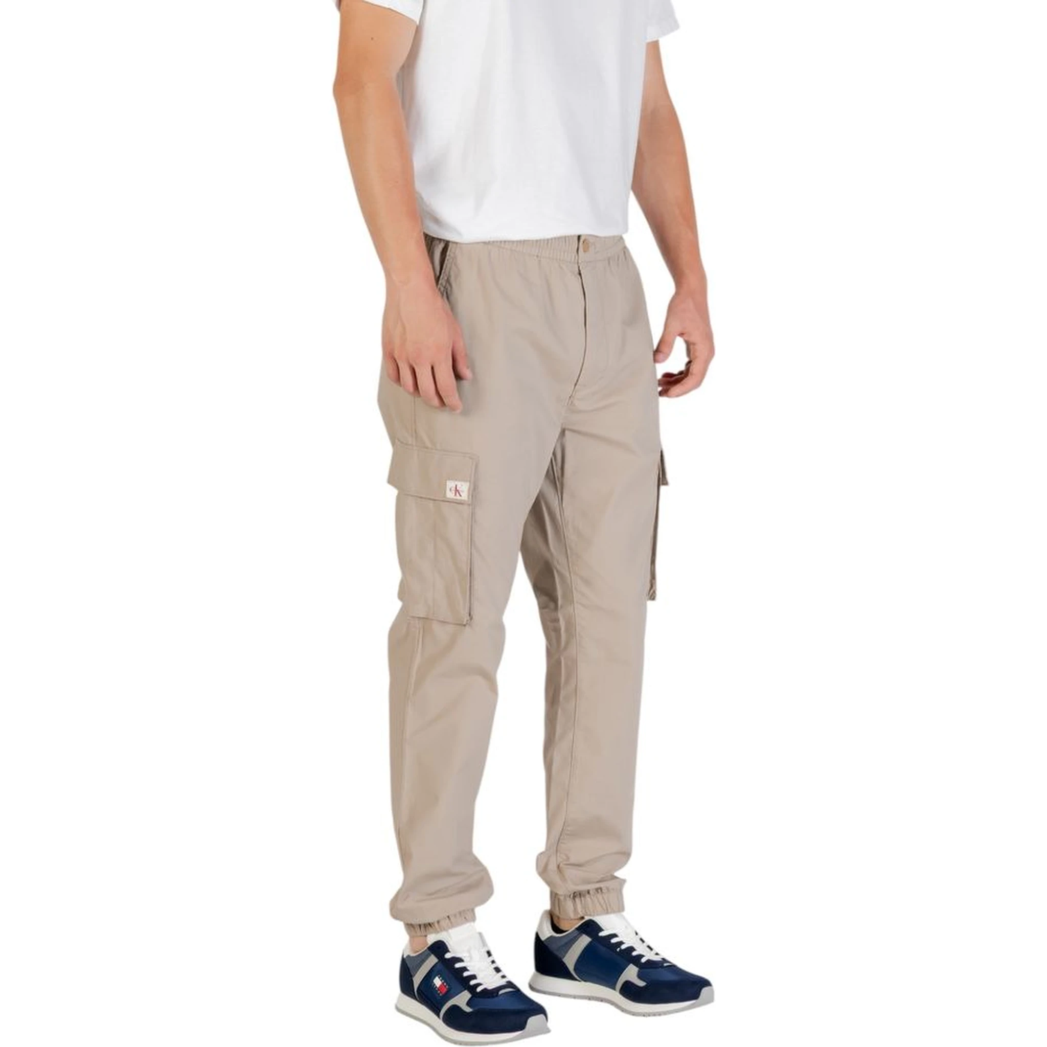 Brown Cotton Cargo Pants