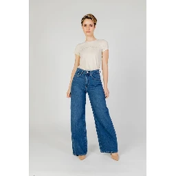 Blue Cotton Relaxed Fit Jeans