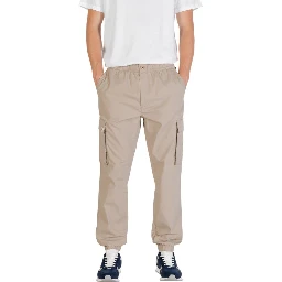 Brown Cotton Cargo Pants