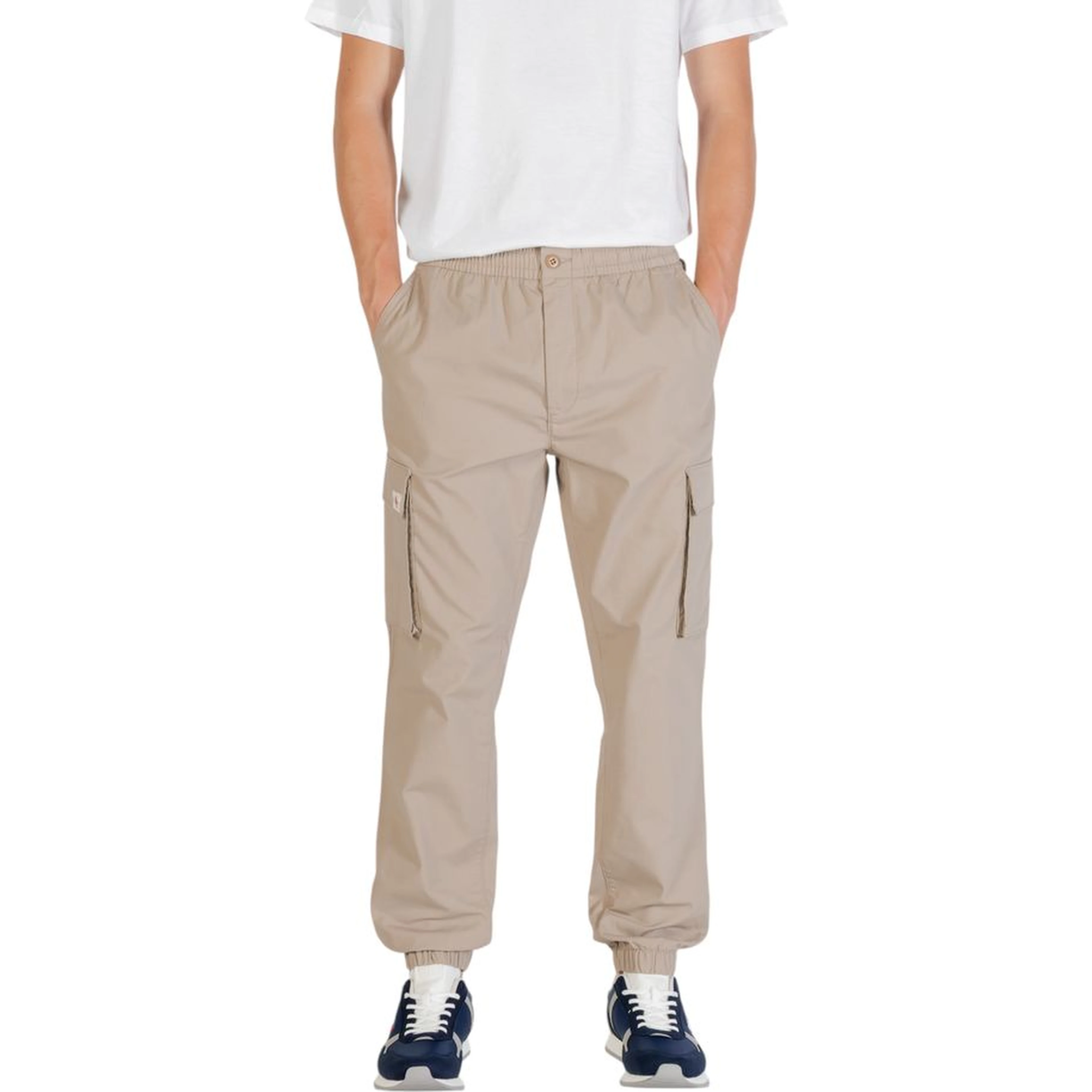 Brown Cotton Cargo Pants