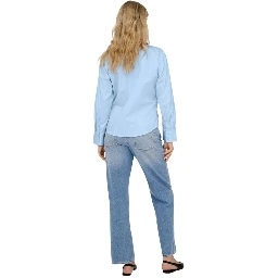 Blue Cotton Blouse