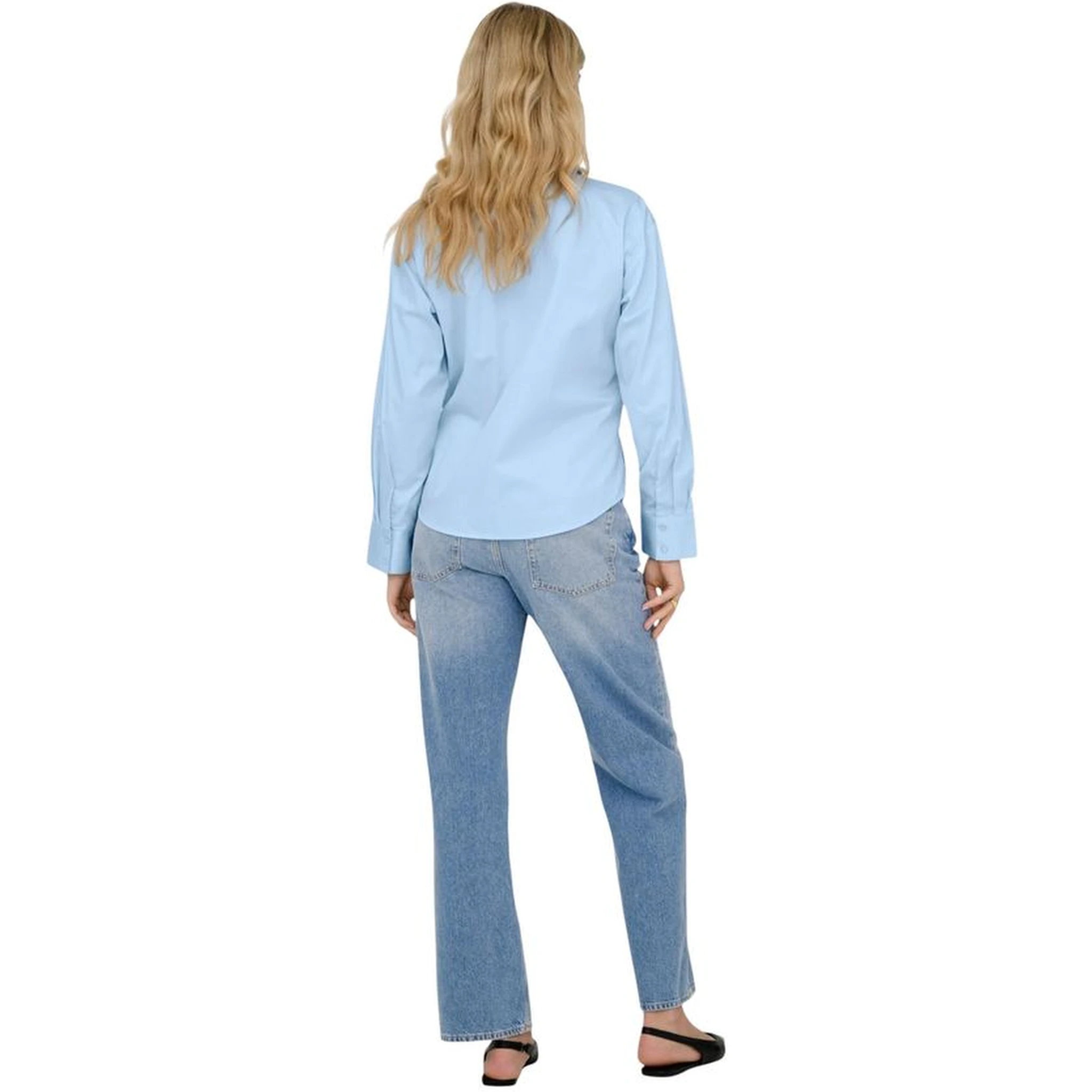 Blue Cotton Blouse