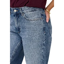 Blue Cotton Relaxed Fit Jeans