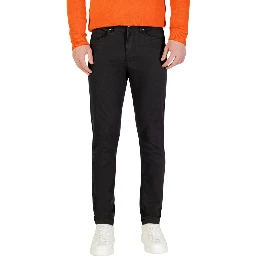 Gray Cotton Skinny Pants