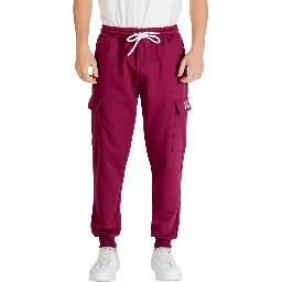 Bordeaux Cotton Joggers (Workout Pants)
