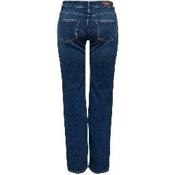 Blue Cotton Bootcut Jeans