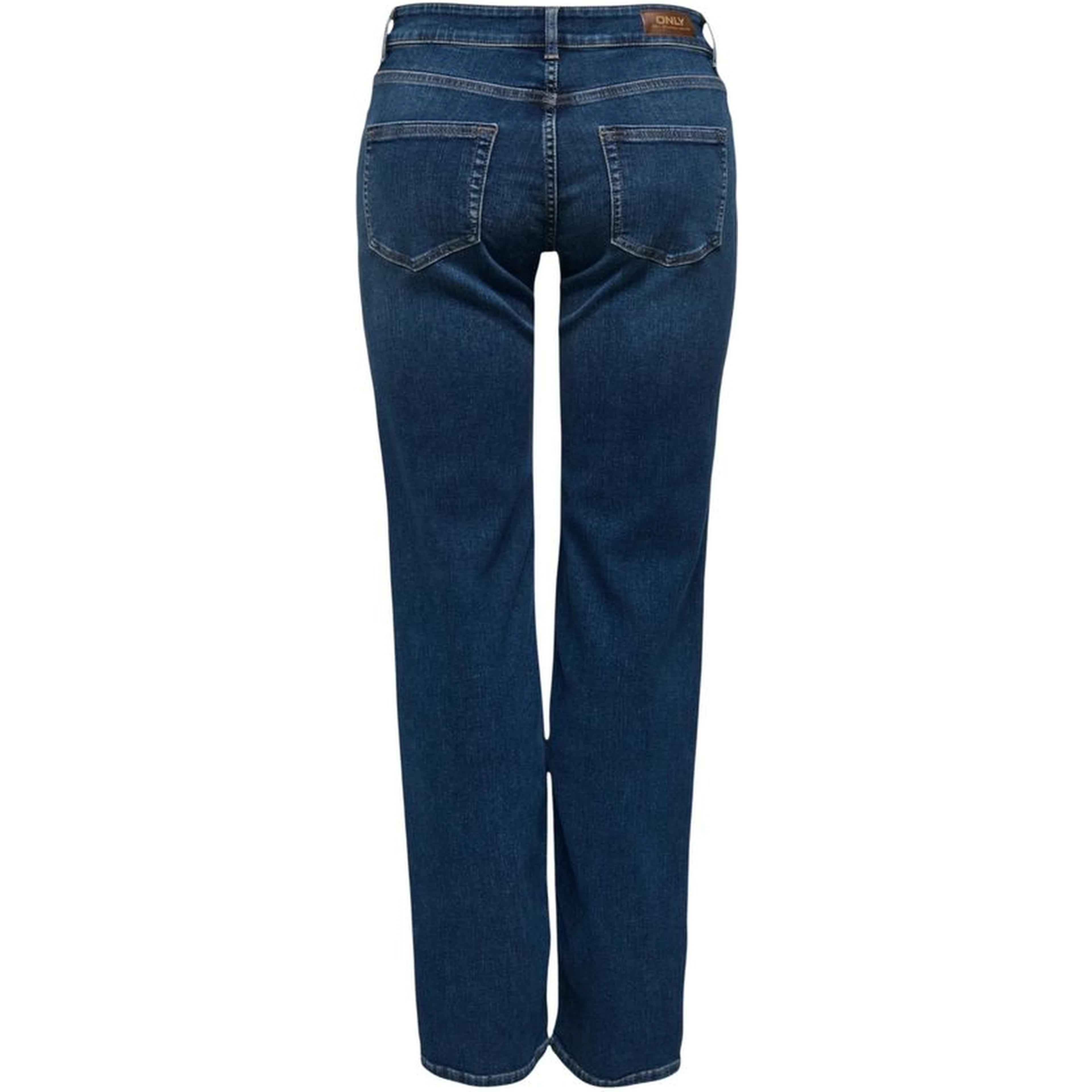 Blue Cotton Bootcut Jeans