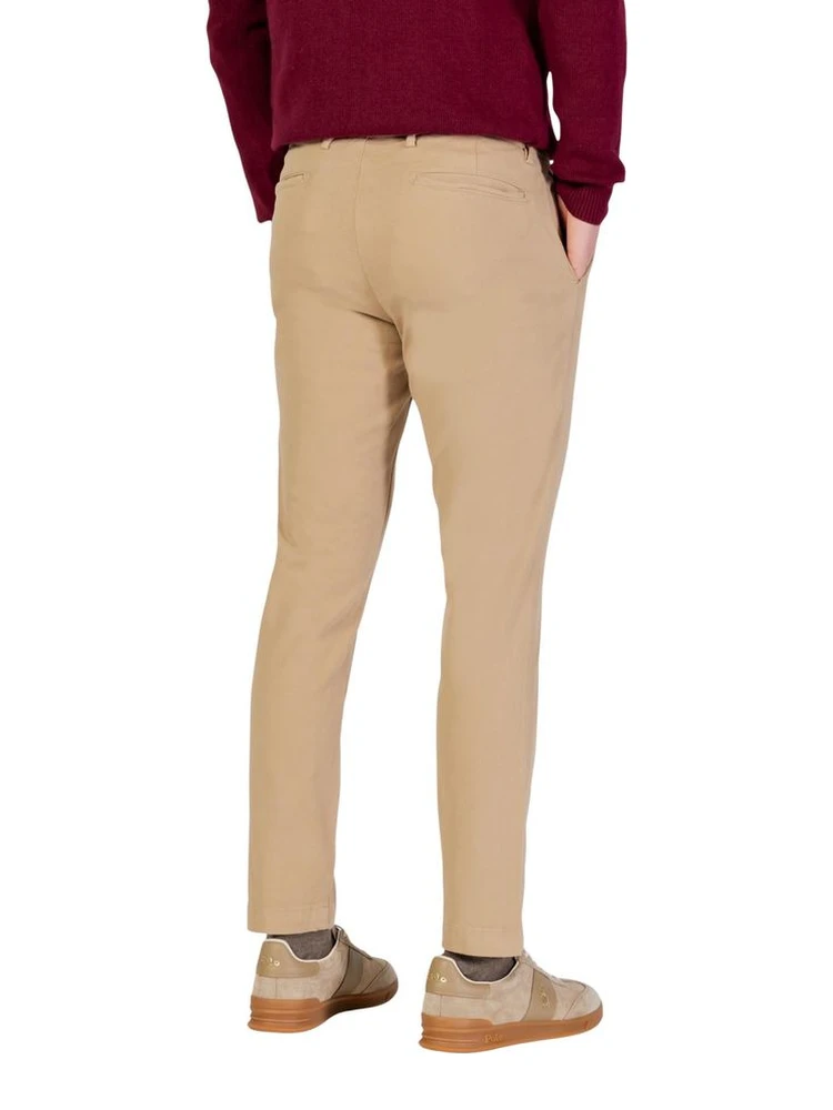 Beige Cotton Skinny Pants alternative