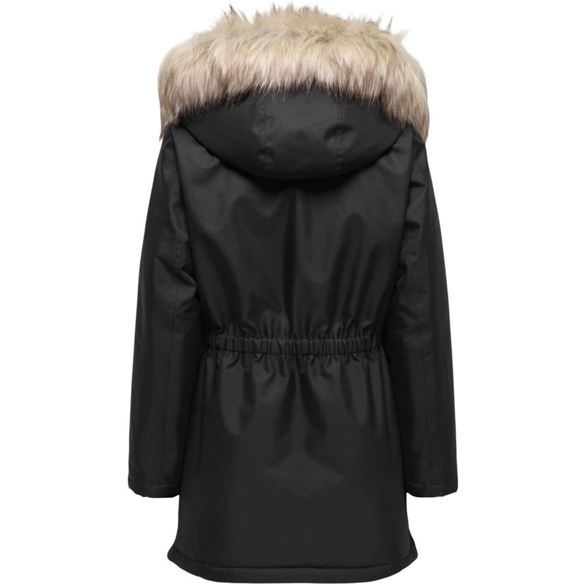 Black Recycled Polyester Parka