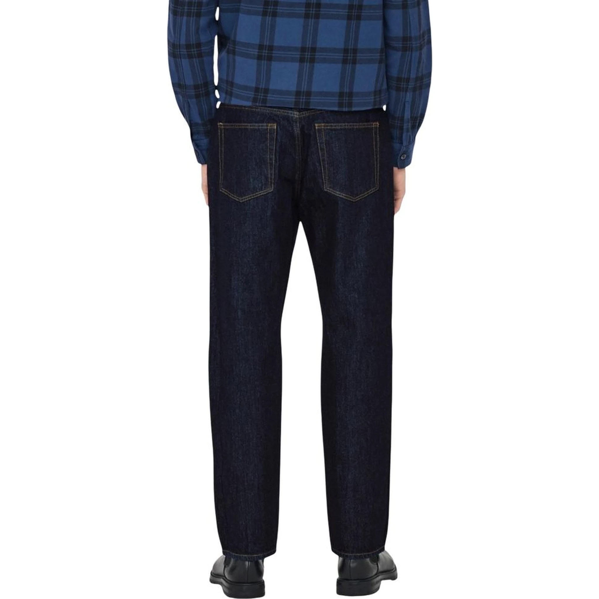 Blue Recycled Cotton Slim Fit Jeans