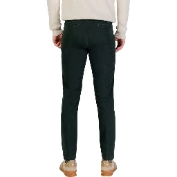 بنطال قطني أخضر ضيق