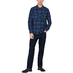 Blue Recycled Cotton Slim Fit Jeans